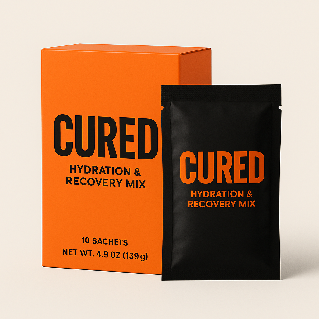 CURED Hangover Relief – Electrolyte Drink for Hangover Relief & Rehydration